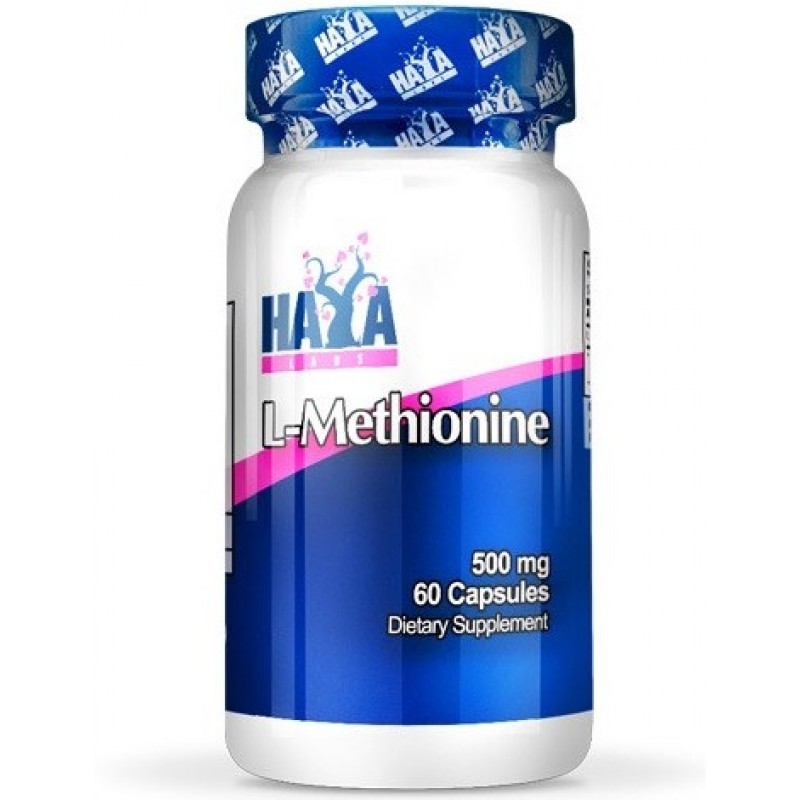 Haya Labs L-metioniin 500 mg 60 kapslit foto